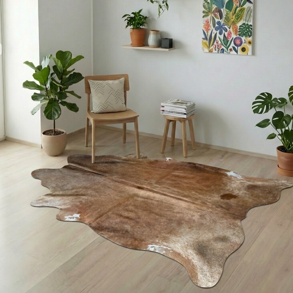 Kuhfellteppich 225x195 cm