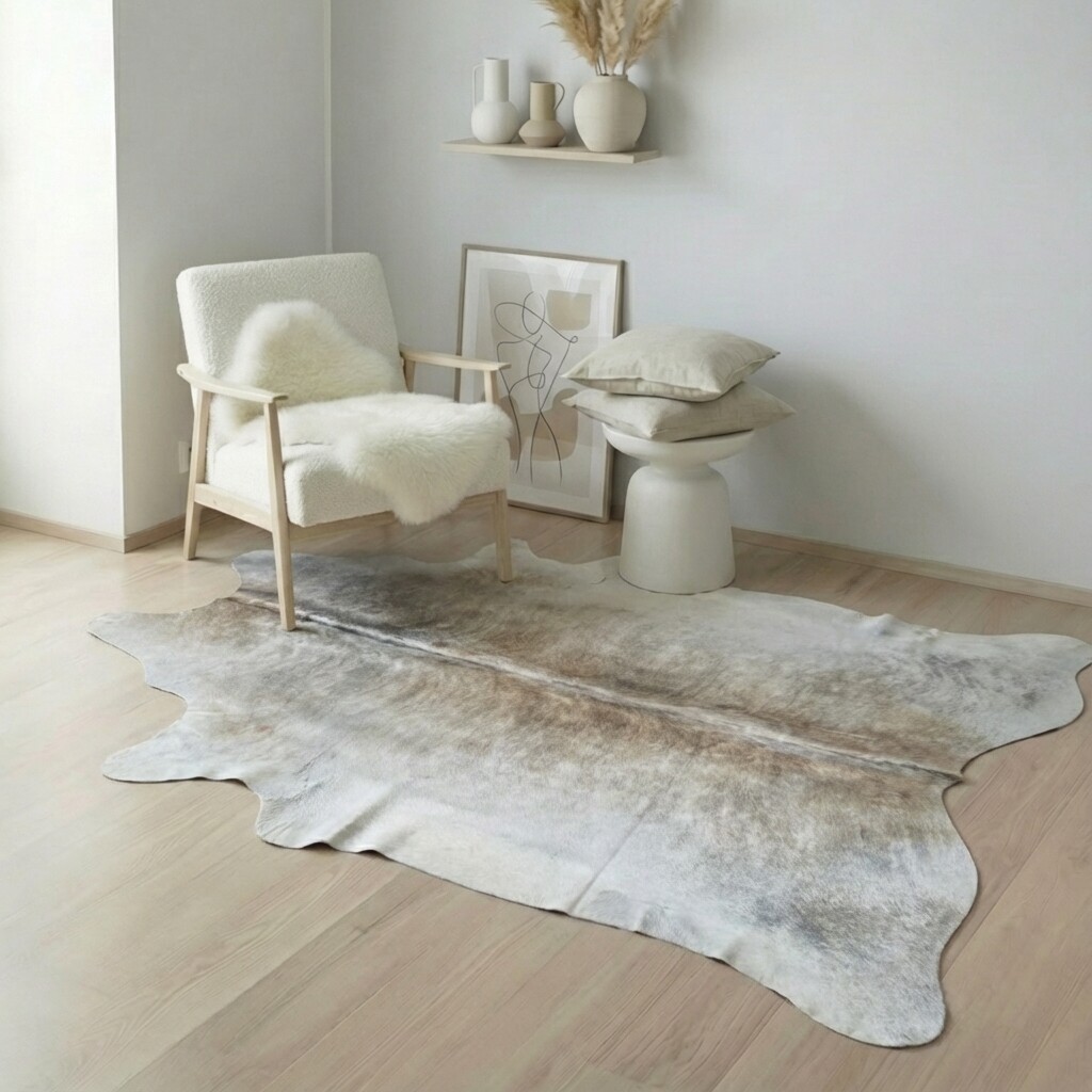 Kuhfellteppich 209x175 cm